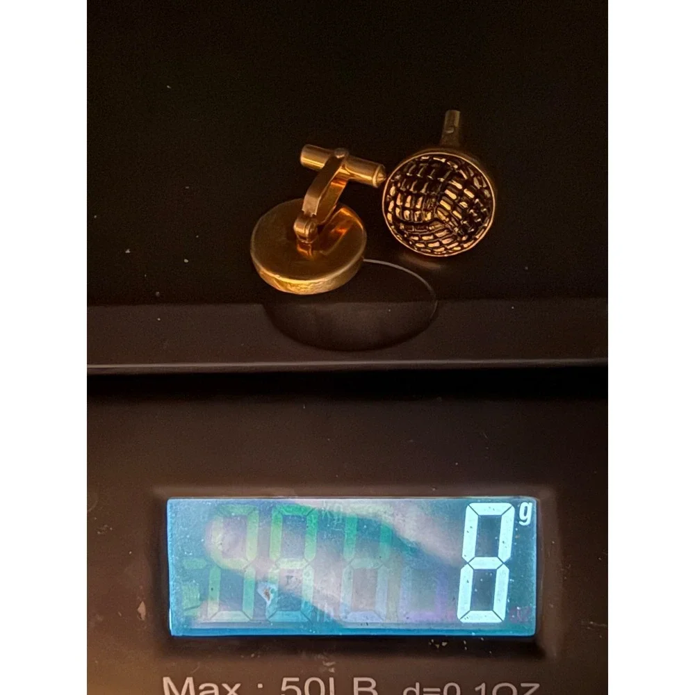 Vintage Christian Dior‎ Gold Filled Cufflinks